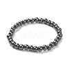 Synthetic Non-magnetic Hematite Beaded Stretch Bracelets BJEW-D446-B-22-2