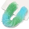 Transparent Painted Glass Beads Strands X1-DGLA-A034-T3mm-A16-1