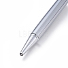 Big Diamond Empty Tube Black Ink Ballpoint Pens AJEW-K028-B08-2