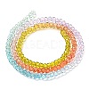 Transparent Painted Glass Beads Strands X1-DGLA-A034-T2mm-A12-5