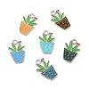 Alloy Enamel Pendants ENAM-G211-01P-1