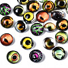 Glass Cabochons GLAA-WH0030-01-1