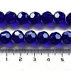 Electroplate Transparent Glass Beads Strands EGLA-A035-T10mm-A06-4