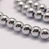 Grade AA Magnetic Synthetic Hematite Bead Strands X-G-P258-05-8mm-3