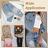 32Pcs 4 Styles Handicraft Beading Felt Appliques PATC-WR0001-05-5