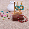 Spray Painted Glass Beads GLAA-TA0001-03-14