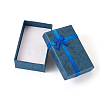 Rectangle Paper Jewelry Gift Boxes with Bowknot CON-TAC0010-79B-2