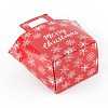 Christmas Theme Rectangle Foldable Creative Kraft Paper Gift Bag CON-B002-02B-6