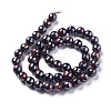 Electroplated Natural Tiger Eye Beads Strands X-G-F660-02-10mm-2