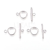 Brass Toggle Clasps KK-L189-23P-1