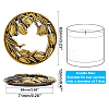 Zinc Alloy Candle Lids PALLOY-PH0013-61-2