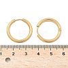 Ion Plating(IP) 304 Stainless Steel Huggie Hoop Earrings EJEW-F111B-21mm-G-3