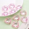 Transparent Acrylic Pendants TACR-T024-03B-903-6