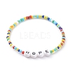 Glass Seed Beads Stretch Bracelets Sets BJEW-JB06120-8