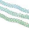 Transparent Painted Glass Beads Strands DGLA-A034-T1mm-A16-4