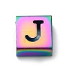 Ion Plating(IP) 304 Stainless Steel Square Slide Charms STAS-L132-11J-M-1