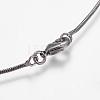 Eco-Friendly Rack Plating Brass Chain Necklaces MAK-G002-05B-A-FF-4