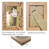 Rectangle with Heart & Word Wooden Photo Frames AJEW-WH0292-006-2