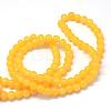 Baking Paint Imitation Jade Glass Round Bead Strands DGLA-Q021-10mm-30-3