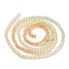 Transparent Gradient Color Glass Beads Strands GLAA-G101-2mm-08-4