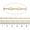 PVD Vacuum Plating 304 Stainless Steel Paperclip Chains CHS-H026-02G-02-2