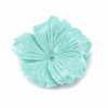 Dyed Synthetic Coral Bead Caps CORA-N002-3-02F-1