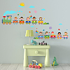 Translucent PVC Self Adhesive Wall Stickers STIC-WH0015-084-3