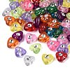 Plastic Heart Beads KY-Q002-02-1