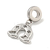 Non-Tarnish 304 Stainless Steel European Dangle Charms STAS-U005-36P-2