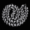 Transparency Glass Beads Strands GLAA-T023-13B-2