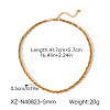 5MM 304 Stainless Steel Rope Chain Necklaces for Men Women WGB369D-02-1