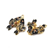 Brass Cloisonne Pendants KK-P251-A01-G-09-2