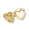 Brass Locket Pendant Cabochon Settings KK-L268-021G-01-2