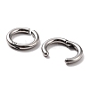Non-Tarnish 316 Surgical Stainless Steel Clip-on Earrings X-EJEW-Z014-01D-P-2