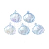 UV Plating Opaque Acrylic Pendants PACR-M003-16E-1