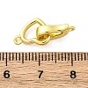 Brass Fold Over Clasps KK-Z078-38G-3