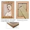 Rectangle with Heart & Word Wooden Photo Frames AJEW-WH0292-001-2