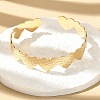 304 Stainless Steel Cuff Bangles for Women LS-BJEW-B120-02G-02-2