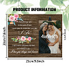 Family Theme MDF Photo Frame Stand DIY-WH0630-001-2