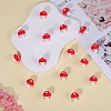 20Pcs Mushroom Silicone Focal Beads JX901D-3