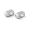 201 Stainless Steel Slide Charms/Slider Beads STAS-C016-08A-P-1-3