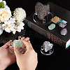 3Pcs 3 Styles Flat Round Acrylic Base Display Easel Stands ODIS-GA0001-59-3