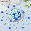 Rubberized Style Imitated Silicone Acrylic Beads MACR-PA0001-06C-02-3