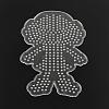 Girl ABC Plastic Pegboards used for 5x5mm DIY Fuse Beads DIY-Q009-42-2