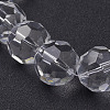 Glass Beads Strands GF20mmC01Y-2