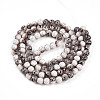Transparent Baking Paint Glass Beads Strands DGLA-N009-8mm-08-3