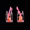 Imitation Drink Resin Pendants CRES-S359-32I-2