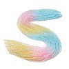 Transparent Gradient Color Glass Beads Strands GLAA-G101-2mm-16-2