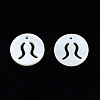Natural Freshwater Shell Charms SHEL-N027-10G-2
