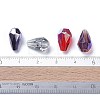 Electroplate Czech Glass Beads GLAA-O018-15-4